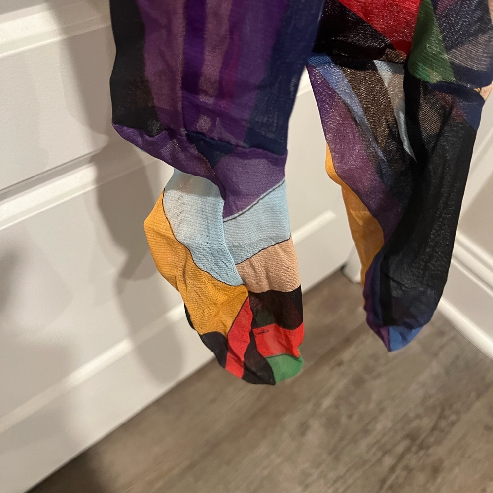 Emilio Pucci Vibrant Multicolor Printed High-Neck Jumpsuit - Picture 6 of 12